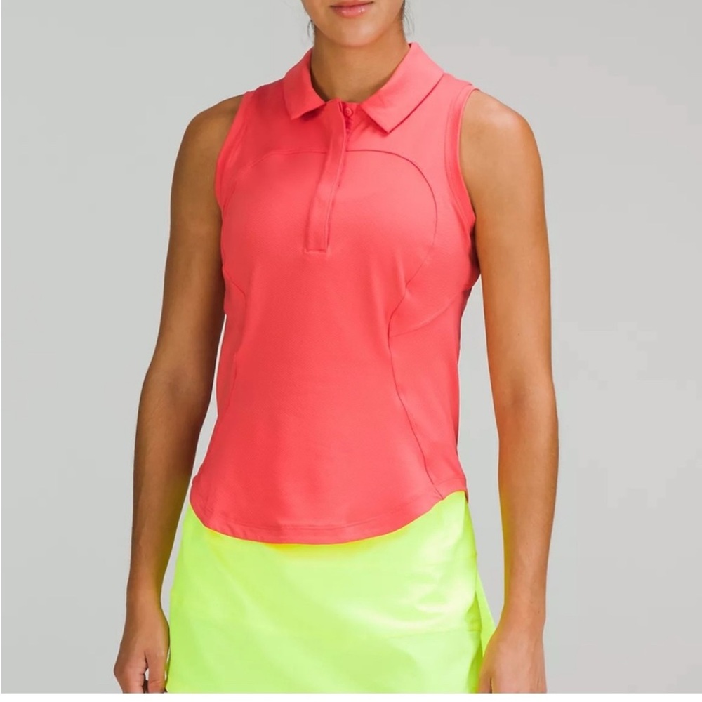Lululemon Quick-Dry Sleeveless Polo Shirt in size 4- NWT